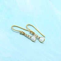 Kothari Triple Bezel-Set Diamond & Polki Diamond Slice Earrings