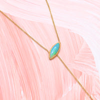Amali Marquise Ethiopian Opal Lariat Necklace