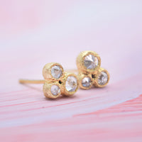 TAP by Todd Pownell Triple Bezel-Set Inverted Diamond Studs